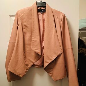 Forever 21 Blush Pink Leather Jacket